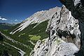 Blick von der Quar-Schlucht ins Val d’Uina