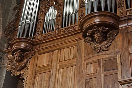 Detail of the organ case