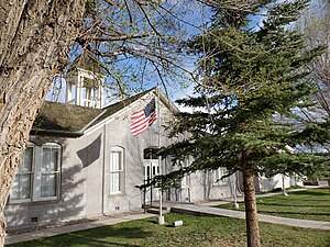 The Costilla County Courthouse in San Luis