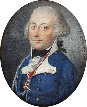 Францішак Ксаверый Сапега. Ф. Думонт, 1788