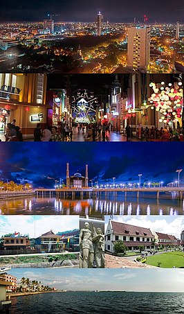 Een collage van Makassar