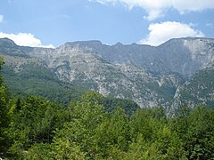 Landscape of Jakupica, Solunska Glava at far right