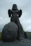 Naranathu bhanthan statue at rayiram kunnu