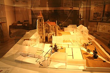 Maquette de l'abbaye.