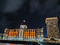 An evening view of the hotel