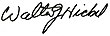 Signature de Walter Hickel