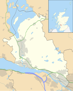 Duntocher is located in West Dunbartonshire