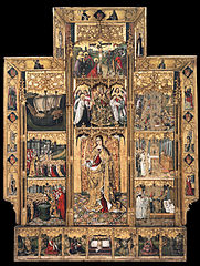 Retable de Sainte Ursule et les onze mille vierges MNAC