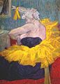 Henri de Toulouse-Lautrec : La Clownesse Cha-U-Kao 1895 Musée d’Orsay