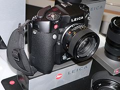 Leica R9, le dernier appareil reflex argentique de Leica.