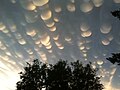 Mammatus Clouds over Saskatchewan (October 23, 2012;[27] October 18, 2015[28])