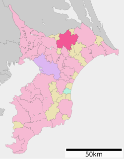 成田市位置図