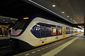 Kereta Sprinter di Den Haag Centraal