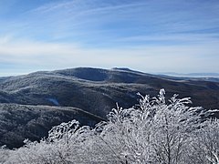 Vue du Vihorlat depuis le Sninský kameň.