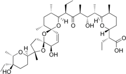 Strukturformel von Salinomycin