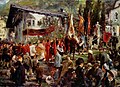 Adolph von Menzel: Fronleichnamsprozession in Hofgastein