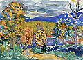 Image 45Autumn in New England, watercolor, Maurice Prendergast, c. 1910–1913 (from New England)