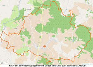 Bosjean mit seinen Nachbarorten