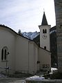 Le clocher de l'église paroissiale Saint-Léonard.