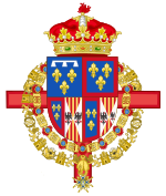 Description de l'image Coat of Arms of Infante Antonio of Spain (1866-1930), Duke of Galliera.svg.