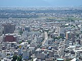 Closeup of Gifu skyline