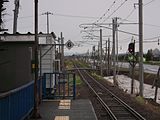 1號月台往石狩金澤方向 （2013年5月）