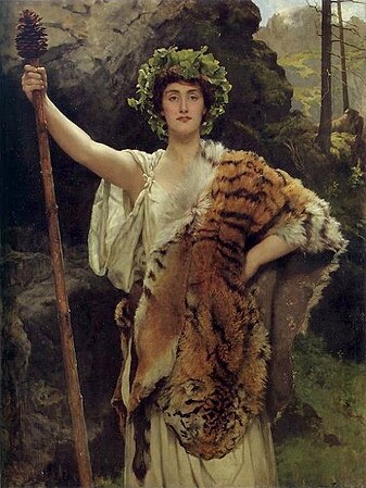 Priestess of Bacchus, John Collier, 1885