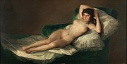 La Maja nue, de Francisco de Goya