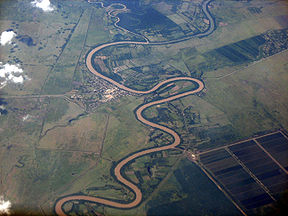 Kauto upė netoli Guamo Embarkadero