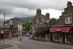 Rydal Road i centrala Ambleside