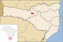 Rio das Antas – Mappa