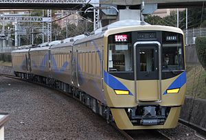 泉北高速鉄道12000系による「泉北ライナー」 （2017年2月2日 泉ヶ丘駅）