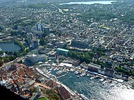 Stavanger, a maior cidade do condado