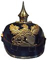 M1897 mintájú Pickelhaube, a Badeni Nagyhercegség címerével, a Német Hadsereg badeni alakulatai számára.