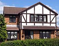 Image 31A 21st-century detached Mock Tudor house in Scotland. Its timber framing is typical of English Tudor architecture. (from Culture of the United Kingdom)