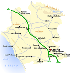 Provincia di Caserta – Mappa