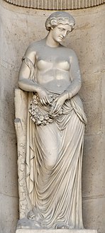 La Nymphe Glycera (1861), Paris, palais du Louvre, Cour carrée.