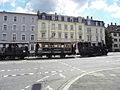 Sonderfahrt der Dampfstraßenbahn Nähe Frankfurter Straße 55 von Norden kommend im Juni 2009