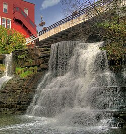 Cascata Chagrin, a Chagrin falls