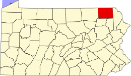 Contea di Susquehanna – Mappa