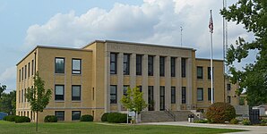 Das Montgomery County Courthouse in Montgomery City