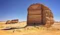 Qasr al-Farid, tomb in the archeological site of Mada'in Saleh, Al-'Ula, Hejaz, Saudi Arabia (1st century CE)