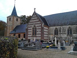 Saint Vaast church in Thiouville