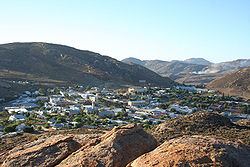 Uitsig oor Springbok vanaf "Klipkoppie"