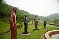 慈湖雕塑公園蔣中正铜像群