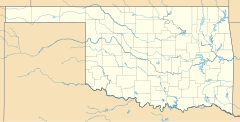 Оклахома Сити на карти Oklahoma