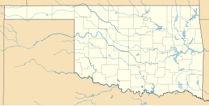Піорія. Карта розташування: Оклахома