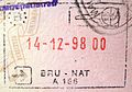 Passport stamp