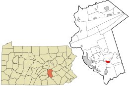 Location in Dauphin County and the U.S. state of Pennsylvania.