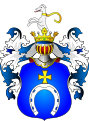 Herb Pobóg Koniecpolskich (szczyt)